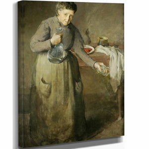 Charles Webster Hawthorne 11" x 14" / Stretched Canvas Wrap La Gigia By Charles Webster Hawthorne