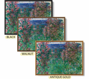 Claude Monet La Maison Dans Les Roses By Claude Monet