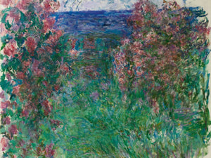 Claude Monet La Maison Dans Les Roses By Claude Monet