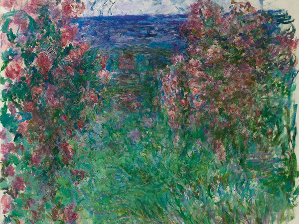 Claude Monet La Maison Dans Les Roses By Claude Monet