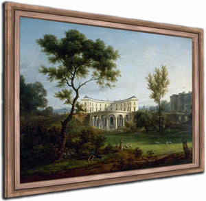 La Maison De Beaumarchais Et La Bastille By Jean Baptiste Francois Genillion