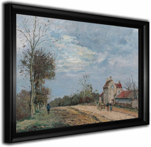 La Maison De Monsieur Musy Route De Marly Louveciennes By Camille Pissarro