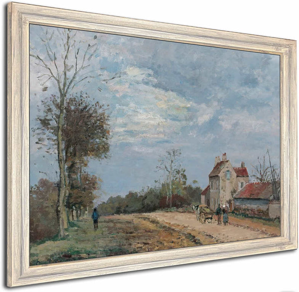 La Maison De Monsieur Musy Route De Marly Louveciennes By Camille Pissarro