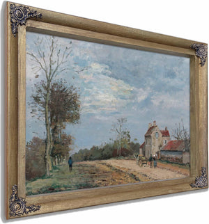 La Maison De Monsieur Musy Route De Marly Louveciennes By Camille Pissarro