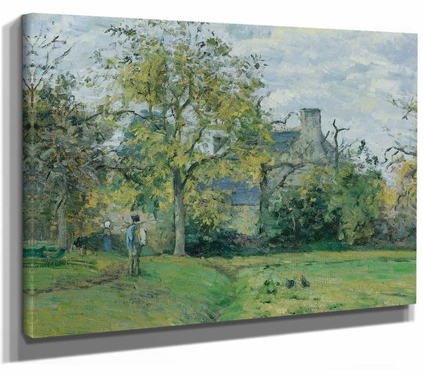 La Maison De Piette A Montfoucault By Camille Pissarro 1