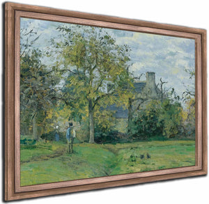 La Maison De Piette A Montfoucault By Camille Pissarro 1