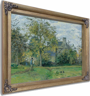 La Maison De Piette A Montfoucault By Camille Pissarro 1