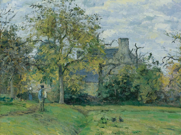 Camille Pissarro La Maison De Piette A Montfoucault By Camille Pissarro 1