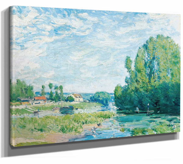 La Mare Aux Canards By Alfred Sisley