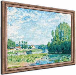 La Mare Aux Canards By Alfred Sisley