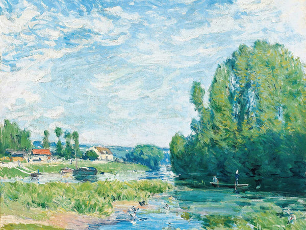 Alfred Sisley La Mare Aux Canards By Alfred Sisley