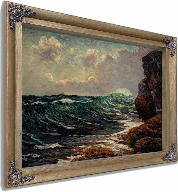 La Maree Montante A Port Blanc By Maxime Maufra