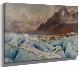 La Mer De Glace Et Les Grands Charmoz Chamonix By Gabriel Loppe