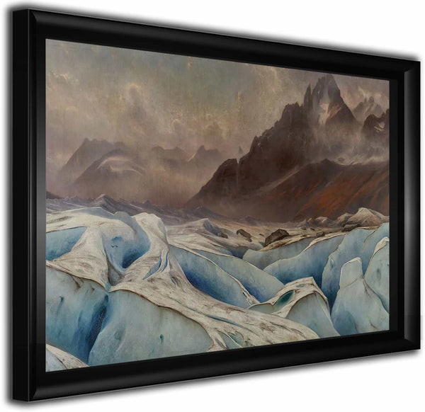 La Mer De Glace Et Les Grands Charmoz Chamonix By Gabriel Loppe