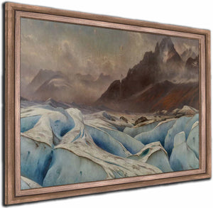 La Mer De Glace Et Les Grands Charmoz Chamonix By Gabriel Loppe