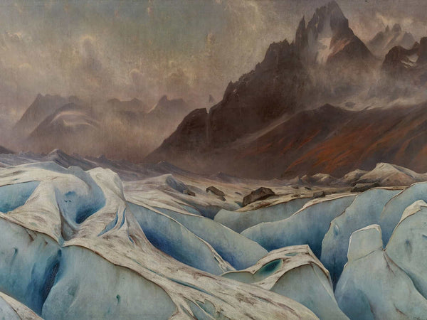 Gabriel Loppe La Mer De Glace Et Les Grands Charmoz Chamonix By Gabriel Loppe