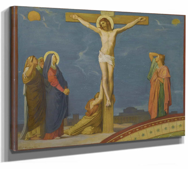 Jean Hippolyte Flandrin La Mort De Jesus Christ Sur Le Calvaire By Jean Hippolyte Flandrin