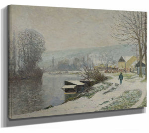 La Neige A Port Marly By Maxime Maufra