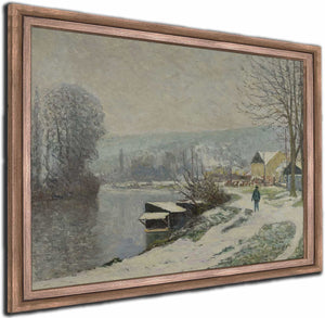 La Neige A Port Marly By Maxime Maufra