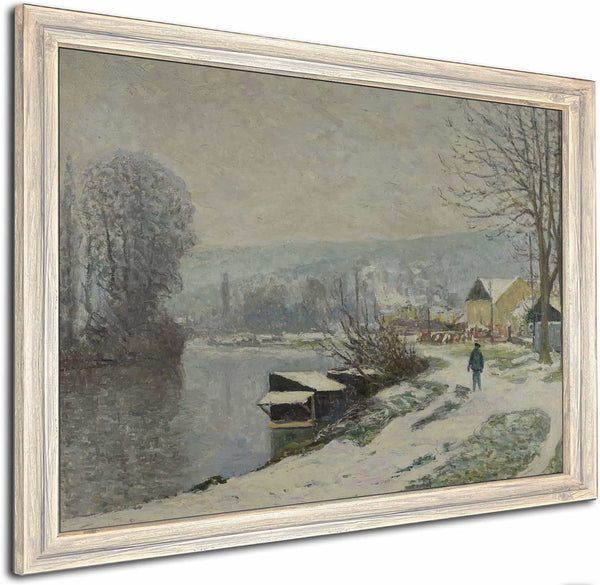 La Neige A Port Marly By Maxime Maufra