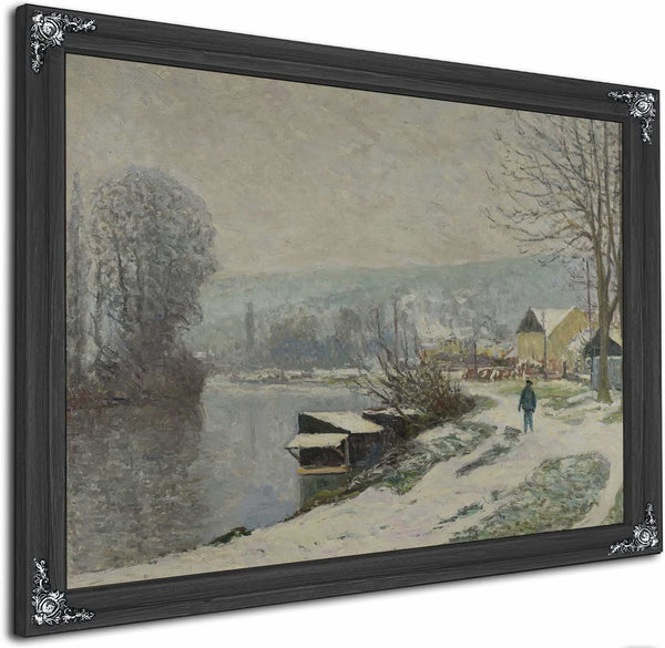 La Neige A Port Marly By Maxime Maufra