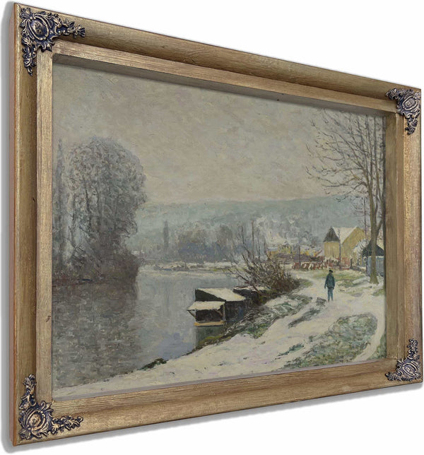 La Neige A Port Marly By Maxime Maufra