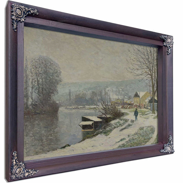 La Neige A Port Marly By Maxime Maufra