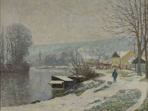 Maxime Maufra La Neige A Port Marly By Maxime Maufra