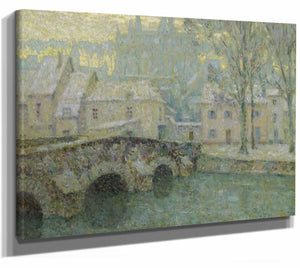 La Neige Chartres By Henri Le Sidaner