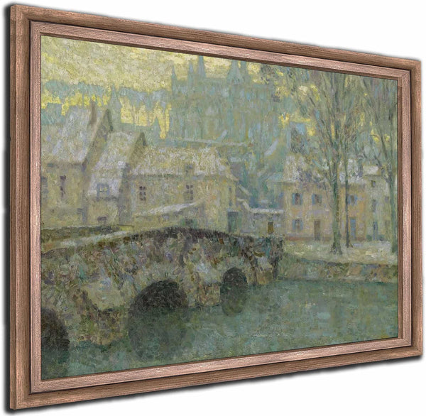 La Neige Chartres By Henri Le Sidaner