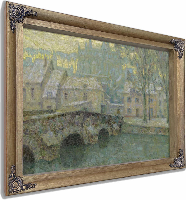 La Neige Chartres By Henri Le Sidaner