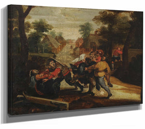 La Partie De Cartes Dramatique By Adriaen Brouwer