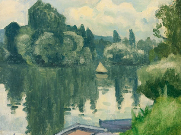 Albert Marquet La Petite Voile A Poissy By Albert Marquet 1