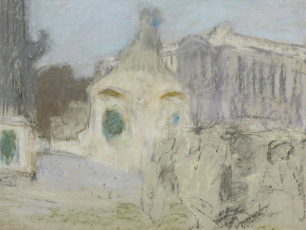 Edouard Vuillard La Place De La Concorde By Edouard Vuillard 1