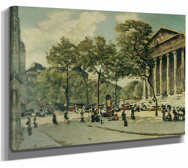 La Place De La Madeleine By Louis Braquaval 1