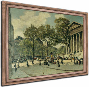 La Place De La Madeleine By Louis Braquaval 1