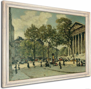 La Place De La Madeleine By Louis Braquaval 1