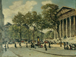 Louis Braquaval La Place De La Madeleine By Louis Braquaval 1