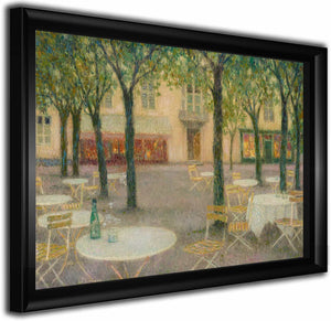 La Place Des Buveurs Deau Aix Les Bains By Henri Le Sidaner