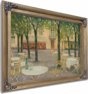 La Place Des Buveurs Deau Aix Les Bains By Henri Le Sidaner