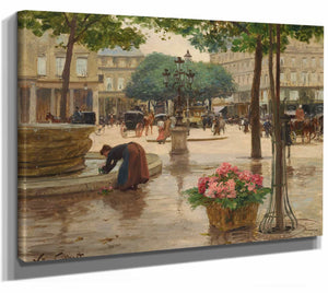 La Place Du Theatre Francais By Victor Gabriel Gilbert