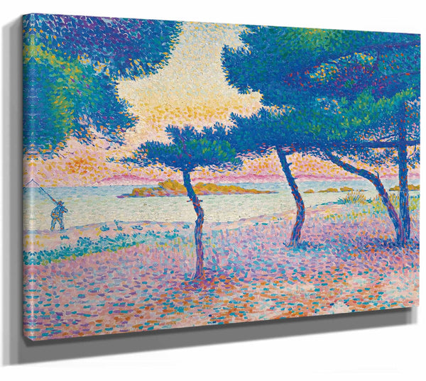 La Plage De Saint Clair By Henri Edmond Cross