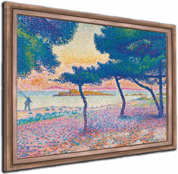 La Plage De Saint Clair By Henri Edmond Cross