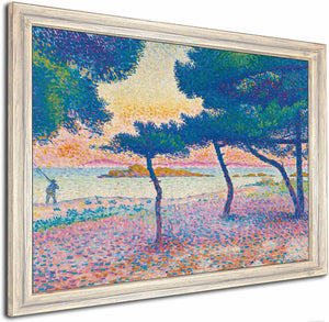 La Plage De Saint Clair By Henri Edmond Cross