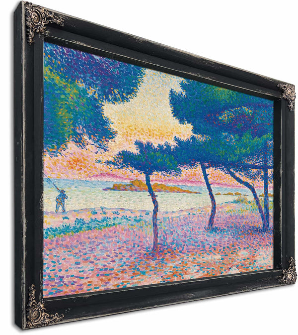 La Plage De Saint Clair By Henri Edmond Cross