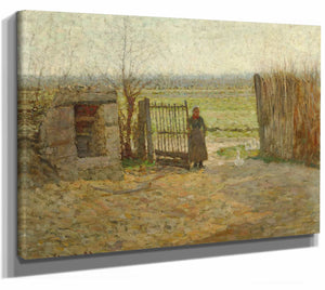 La Porte De La Ferme By Henri Le Sidaner