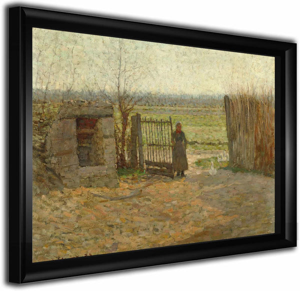 La Porte De La Ferme By Henri Le Sidaner