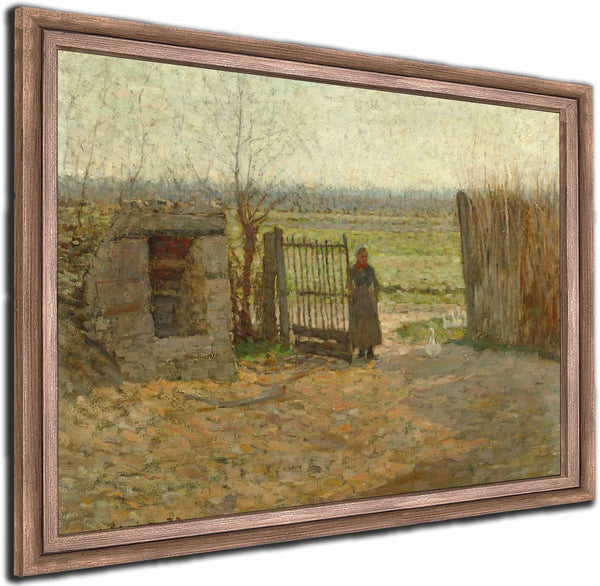 La Porte De La Ferme By Henri Le Sidaner