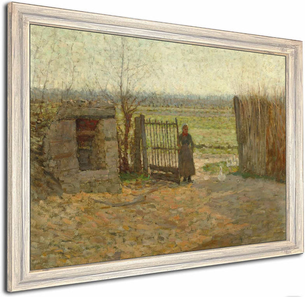 La Porte De La Ferme By Henri Le Sidaner