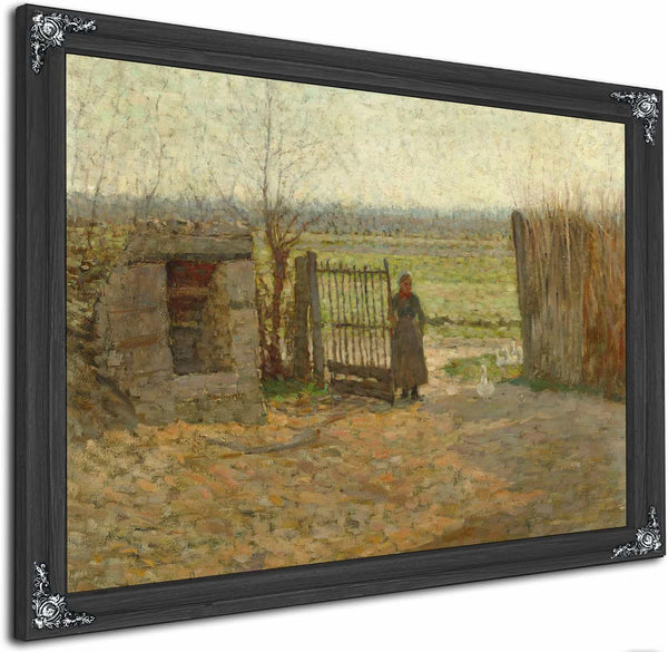 La Porte De La Ferme By Henri Le Sidaner